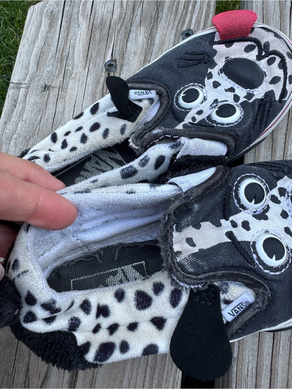 Toddler Dalmatian Vans slip-on Sneakers